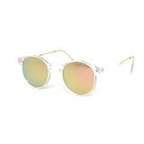 12 Pack: Chic Crystal-clear Circle Acetate Wholesale Sunglasses