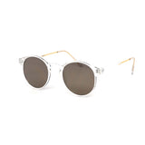 12 Pack: Chic Crystal-clear Circle Acetate Wholesale Sunglasses