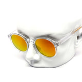 12 Pack: Chic Crystal-clear Circle Acetate Wholesale Sunglasses