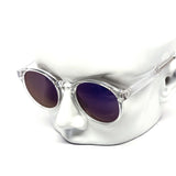 12 Pack: Chic Crystal-clear Circle Acetate Wholesale Sunglasses