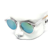 12 Pack: Chic Crystal-clear Circle Acetate Wholesale Sunglasses