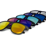 12 Pack: Super-flex Dura-lite Lifestyle Mirror Wholesale Sunglasses