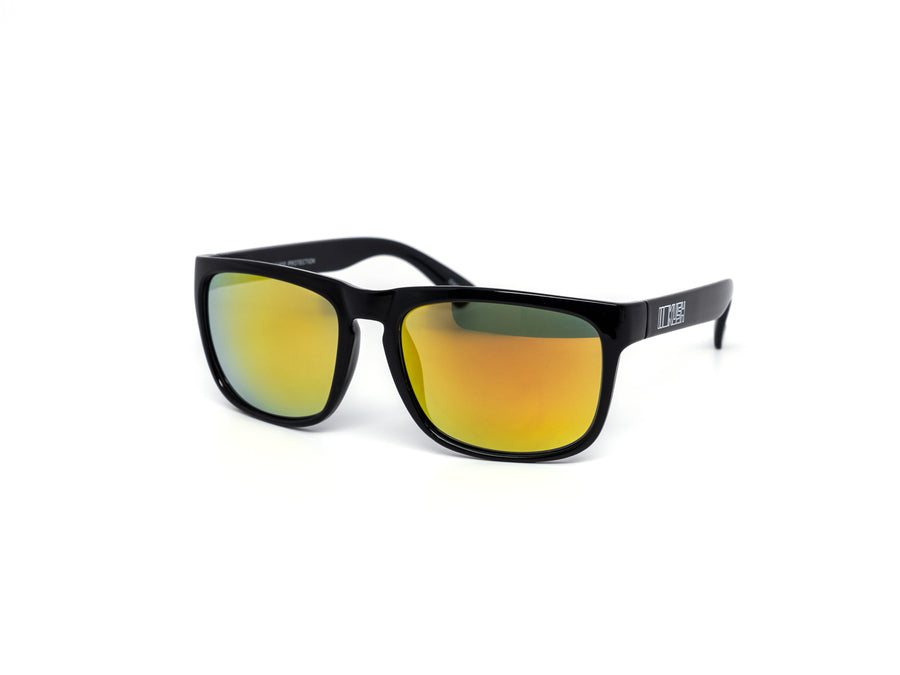 12 Pack: Modern Rebel Black Kush Color Mirror Wholesale Sunglasses