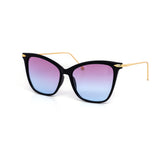 12 Pack: Eccentric Modern Butterfly Duo-tone Wholesale Sunglasses