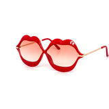 12 Pack: Liquid Lips Kiss Retro Color Gradient Wholesale Sunglasses