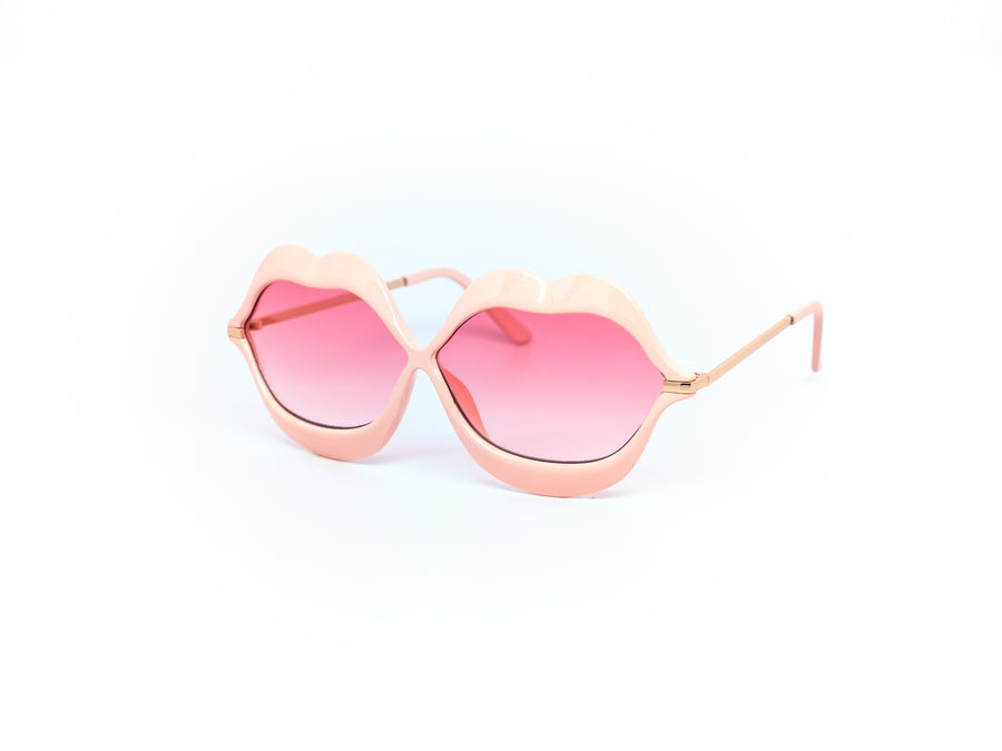 12 Pack: Liquid Lips Kiss Retro Color Gradient Wholesale Sunglasses