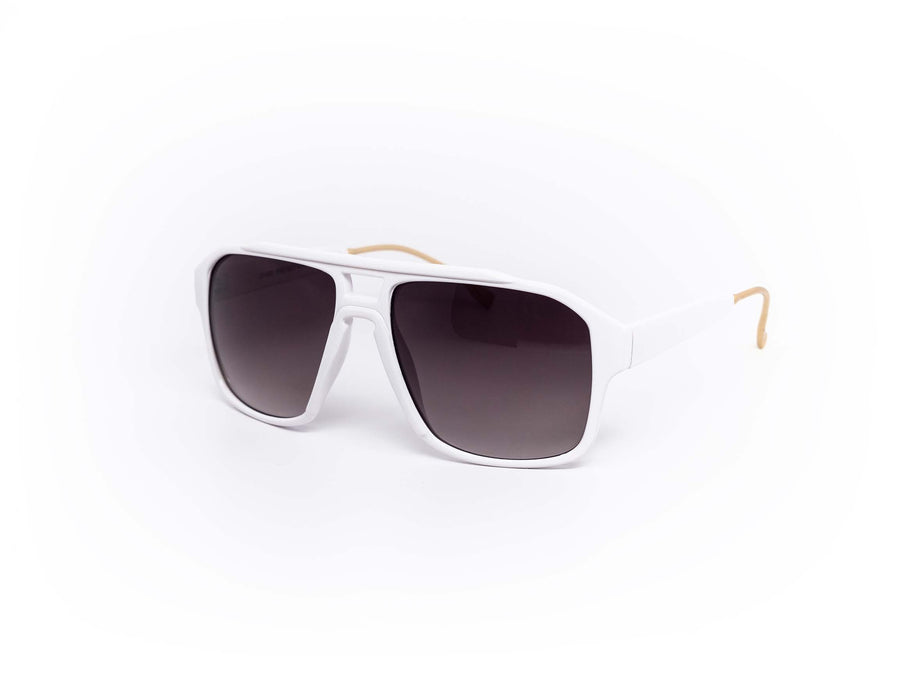 12 Pack: Retro Big Boss Aviator Gold Ear Ring Wholesale Sunglasses