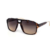 12 Pack: Retro Big Boss Aviator Gold Ear Ring Wholesale Sunglasses