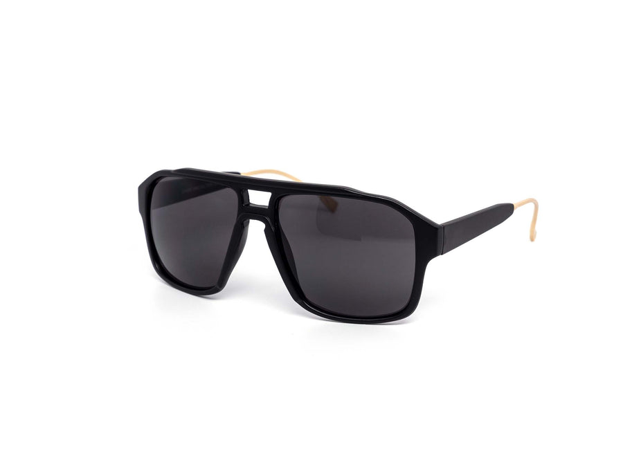 12 Pack: Retro Big Boss Aviator Gold Ear Ring Wholesale Sunglasses