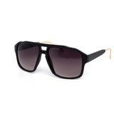 12 Pack: Retro Big Boss Aviator Gold Ear Ring Wholesale Sunglasses