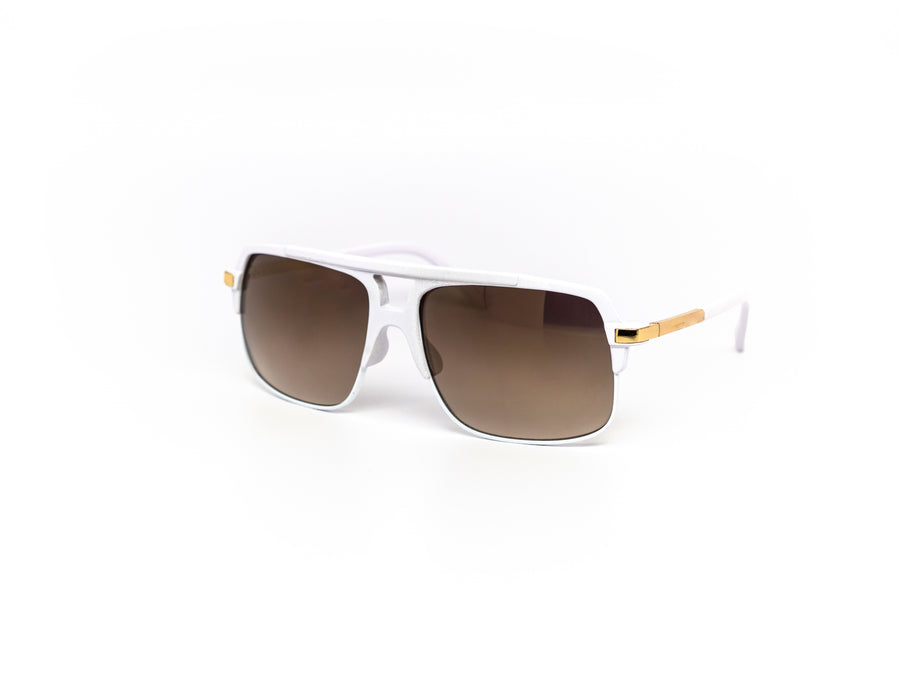 12 Pack: Retro Rectangular Aviator Gradient Wholesale Sunglasses