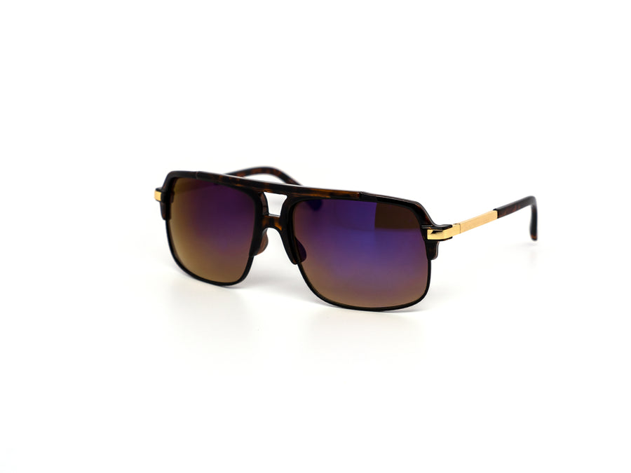 12 Pack: Retro Rectangular Aviator Gradient Wholesale Sunglasses