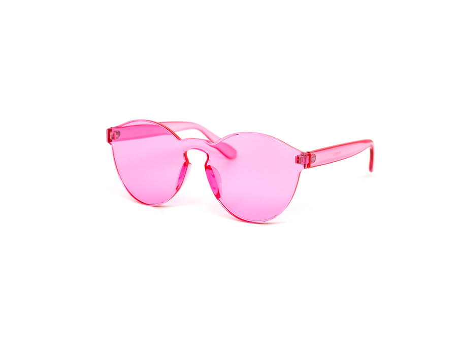 12 Pack: Rimless Full Polycarbonate Color Wholesale Sunglasses