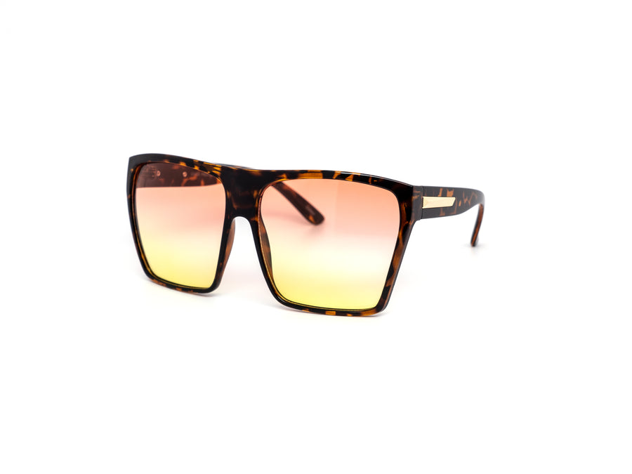 12 Pack: Oversized Square Duo-tone Gradient Wholesale Sunglasses