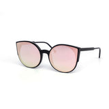 12 Pack: Circle Cateye Edgeless Color Mirror Wholesale Sunglasses