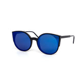 12 Pack: Circle Cateye Edgeless Color Mirror Wholesale Sunglasses