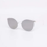 12 Pack: Circle Cateye Edgeless Color Mirror Wholesale Sunglasses