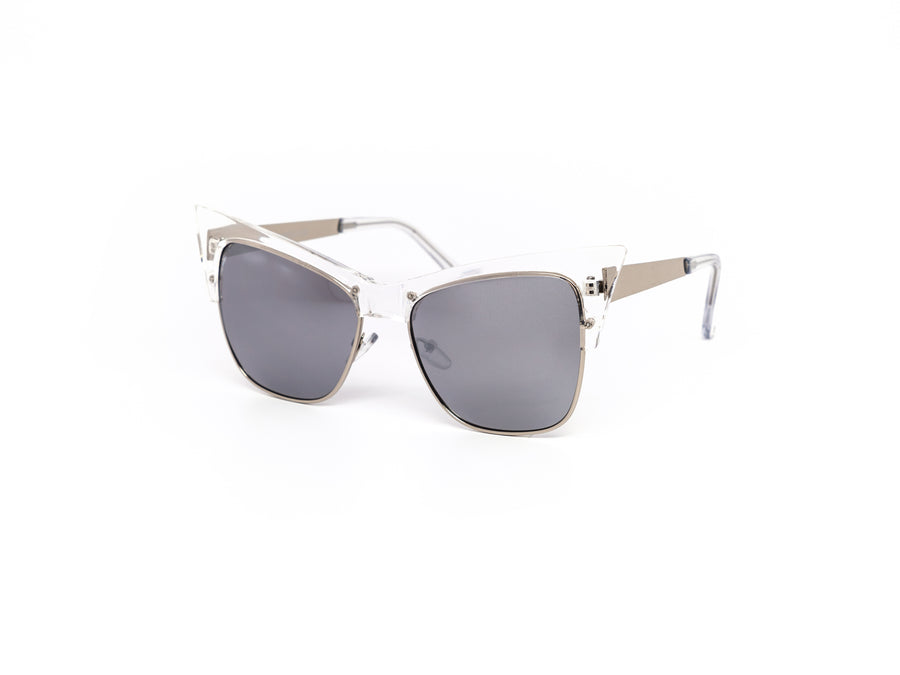 12 Pack: Evil Cateye Mirror Clubber Wholesale Sunglasses