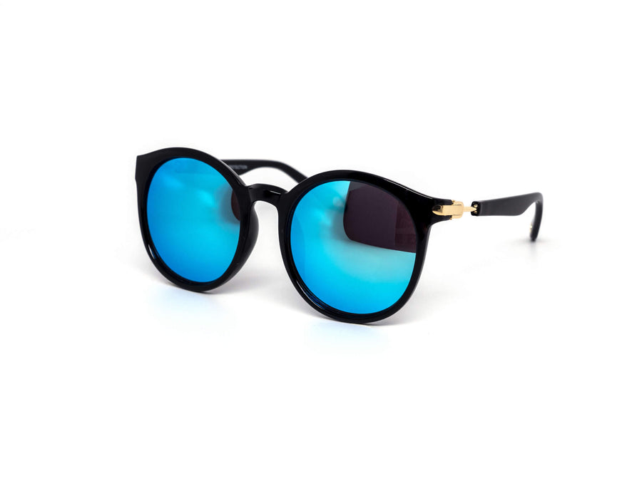 12 Pack: Round Minimal Metal Accent Wholesale Sunglasses