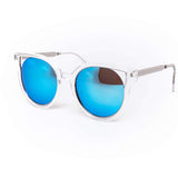12 Pack: Circle Cateye Crystal Color Mirror Wholesale Sunglasses