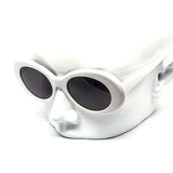 12 Pack: Chunky Funky Retro Oval Wholesale Sunglasses