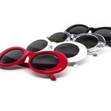 12 Pack: Chunky Funky Retro Oval Wholesale Sunglasses