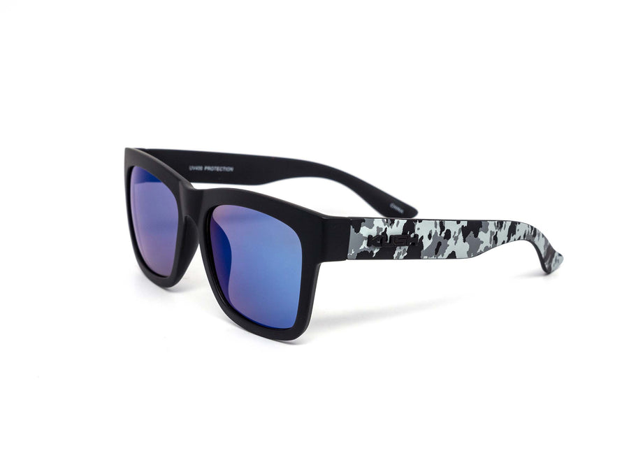 12 Pack: Kush Blackout Thick Mirror Wholesale Sunglasses