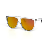 12 Pack: Classy Oversized Mirror Flat-top Wholesale Sunglasses