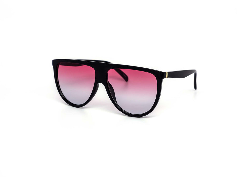 12 Pack: Classy Oversized Duotone Flat-top Wholesale Sunglasses