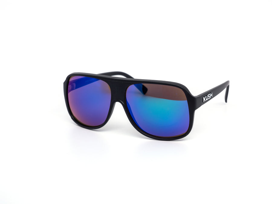 12 Pack: Kush Retro Aviator Color Mirror Wholesale Sunglasses