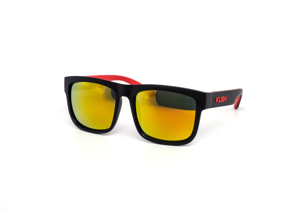 12 Pack: Kush Thick Rebel Neon Mirror Wholesale Sunglasses