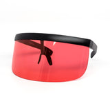 12 Pack: Visor Style Face Shield Color Wholesale Sunglasses