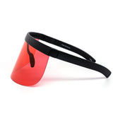 12 Pack: Visor Style Face Shield Color Wholesale Sunglasses