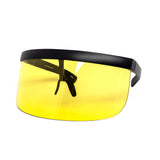 12 Pack: Visor Style Face Shield Color Wholesale Sunglasses