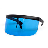 12 Pack: Visor Style Face Shield Color Wholesale Sunglasses