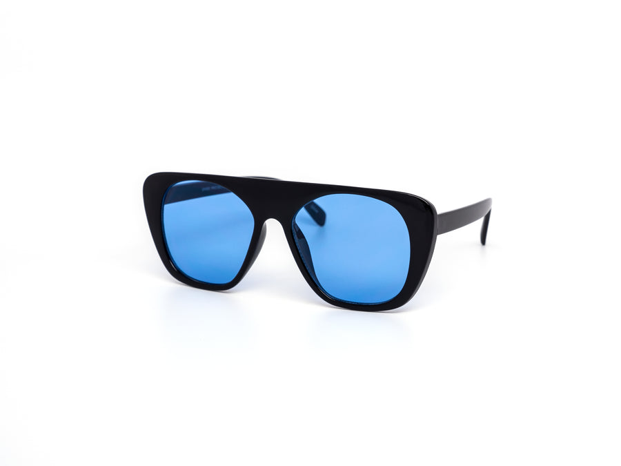 12 Pack: Round Petite Flat-top Aviator Color Wholesale Sunglasses