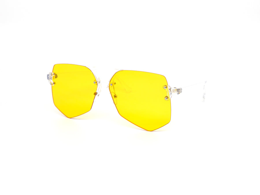 12 Pack: Super Light Rimless Color Aviator Wholesale Sunglasses