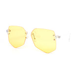 12 Pack: Super Light Rimless Color Aviator Wholesale Sunglasses