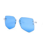 12 Pack: Super Light Rimless Color Aviator Wholesale Sunglasses