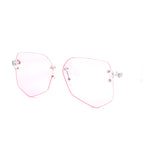 12 Pack: Super Light Rimless Color Aviator Wholesale Sunglasses