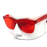 12 Pack: Rimless WF Polycarbonate Color Wholesale Sunglasses