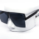 12 Pack: Oversized Minimal Square Gradient Aviator Wholesale Sunglasses