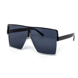 12 Pack: Oversized Minimal Square Gradient Aviator Wholesale Sunglasses