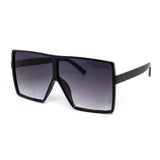12 Pack: Oversized Minimal Square Gradient Aviator Wholesale Sunglasses