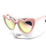12 Pack: My Sassy Heart Color Mirror Wholesale Sunglasses