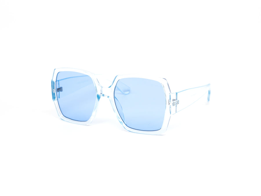 12 Pack: Oversized Classy Retro Sleek Crystal Color Wholesale Sunglasses