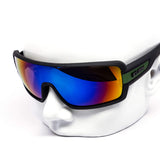 12 Pack: Kush Wrapper Burnt Mirror Wholesale Sunglasses