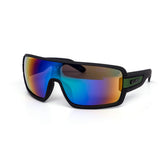 12 Pack: Kush Wrapper Burnt Mirror Wholesale Sunglasses