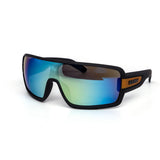 12 Pack: Kush Wrapper Burnt Mirror Wholesale Sunglasses