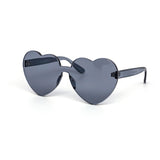 12 Pack: Heart Polycarbonate Full Color Wholesale Sunglasses